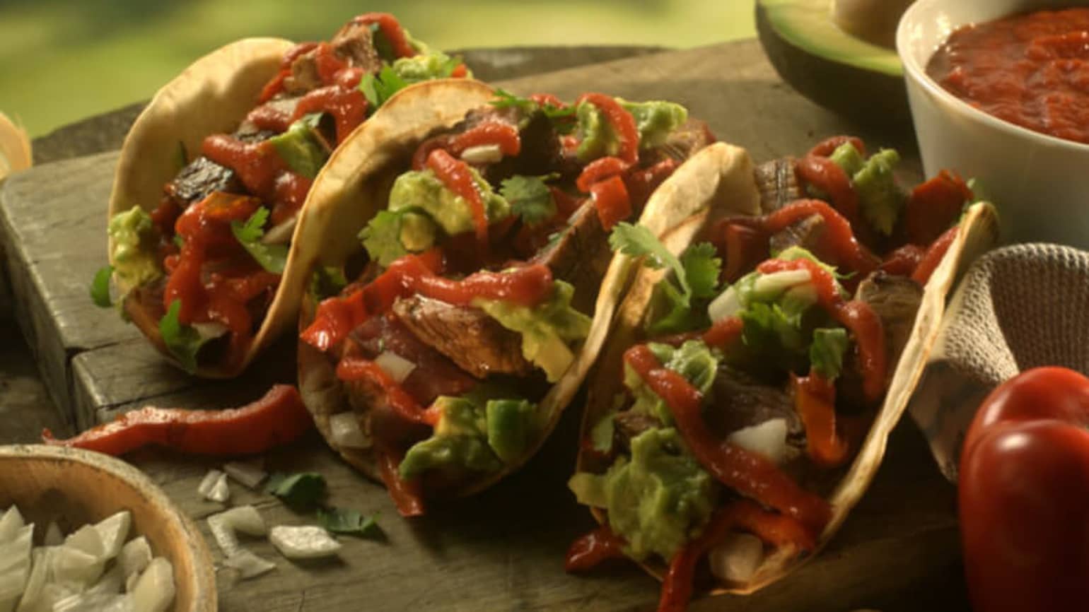 Tacos De Bifteck Grillé
